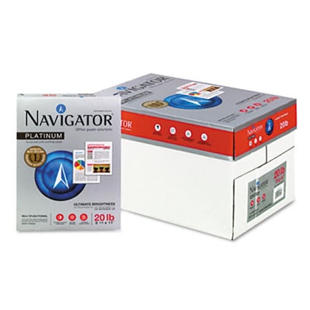 Grizzly Fitness Platinum Office Paper 99 Brightness 20lb Letter White 5000 Sheets - White - Letter BE3336753